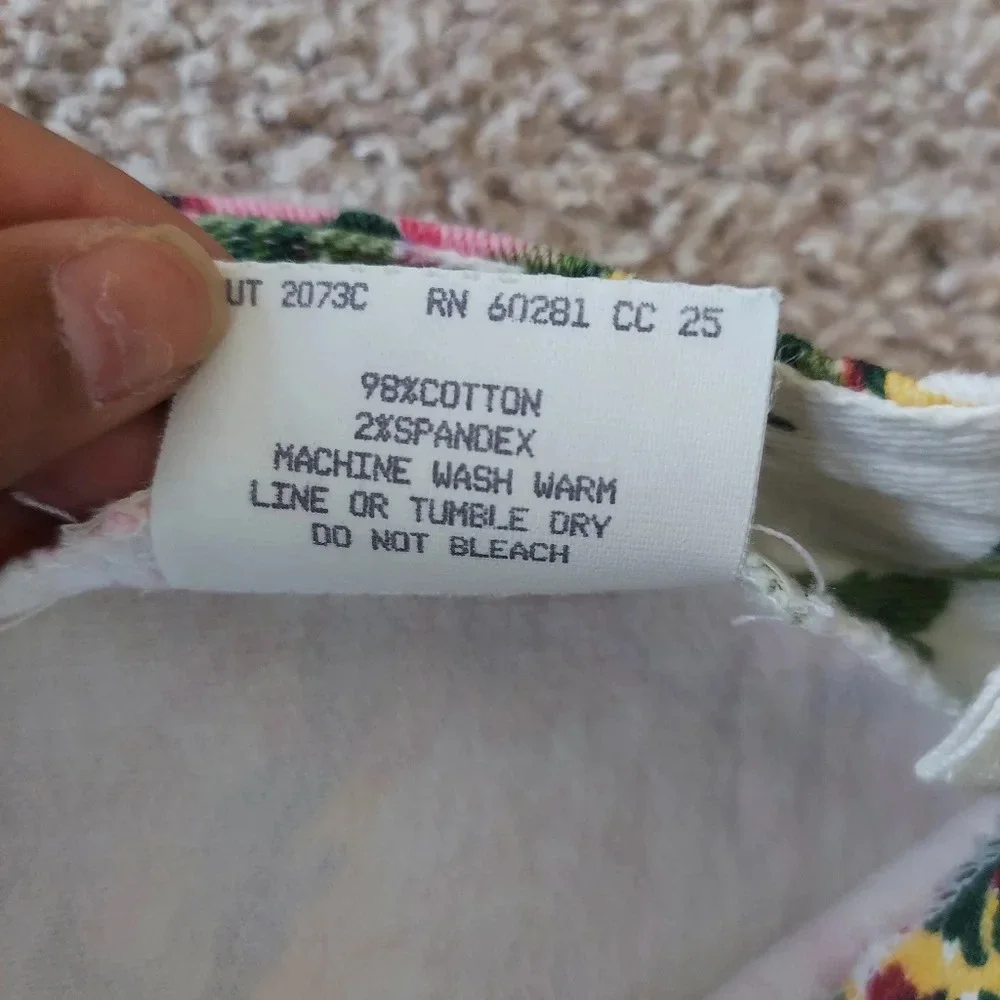 Avon Fashions Vintage Floral Mini Skirt‎ USA Made NWT